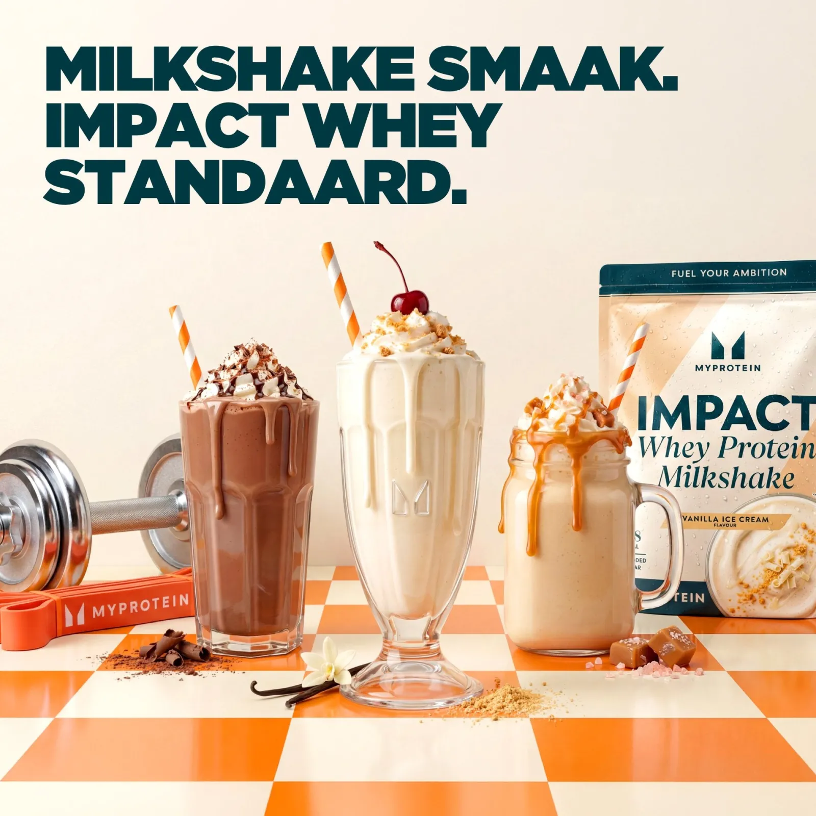 Discount Impact Whey Protein Milkshake Eiwitpoeders·Whey Eiwitten