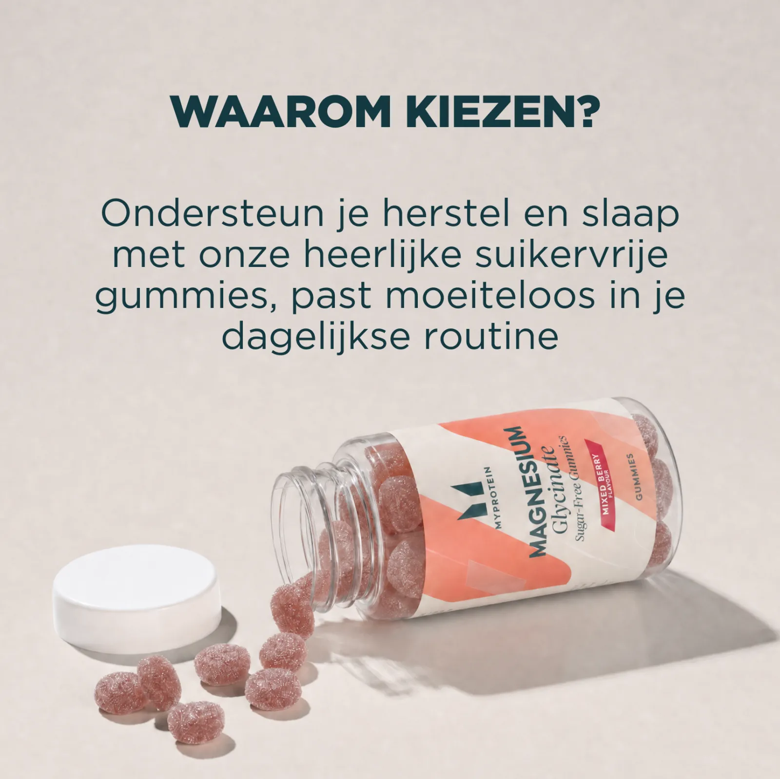 Outlet Magnesiumglycinaat Gummies Wellness & Beauty·Slaap & Ontspanning|Dagelijkse Essentials·Vitamines & Mineralen