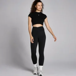 Hot P Baic croptop et nauwuitende pavor en korte ouwen voor dae DAMES Crop Tops|T-Shirts & Tops