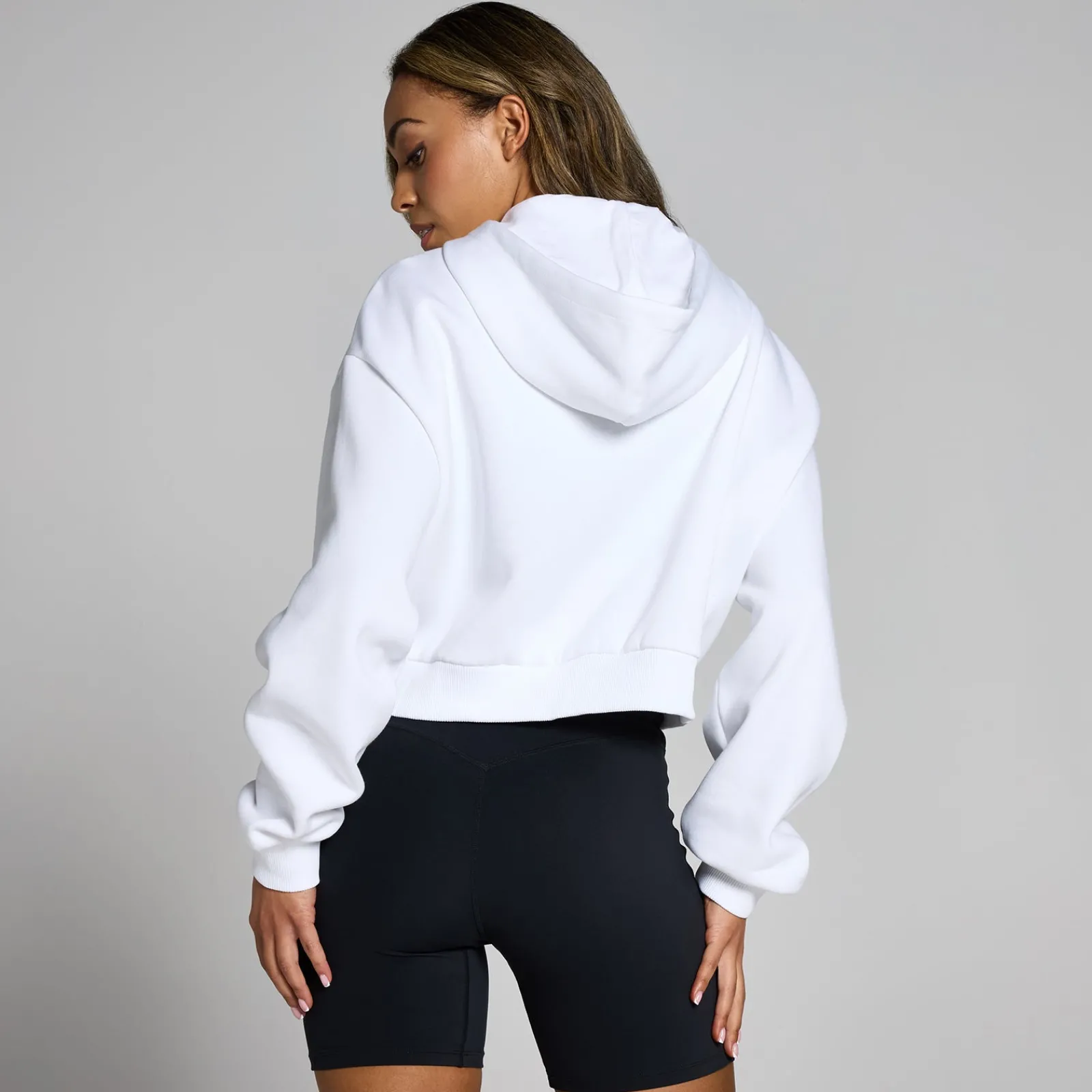 Outlet P Baic gecropte hoodie et rit voor dae DAMES Hoodies