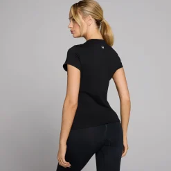 New P Baic T-hirt et nauwuitende pavor en korte ouwen voor dae DAMES T-Shirts & Tops