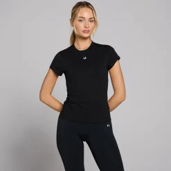 New P Baic T-hirt et nauwuitende pavor en korte ouwen voor dae DAMES T-Shirts & Tops