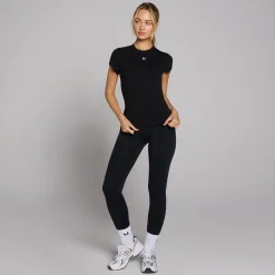 New P Baic T-hirt et nauwuitende pavor en korte ouwen voor dae DAMES T-Shirts & Tops