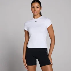 P Baic T-hirt et nauwuitende pavor en korte ouwen voor dae DAMES T-Shirts & Tops