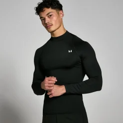 MP bailaag traininghirt met hoge hal en lange mouwen voor heren Heren Basis Lagen|T-Shirts & Tops