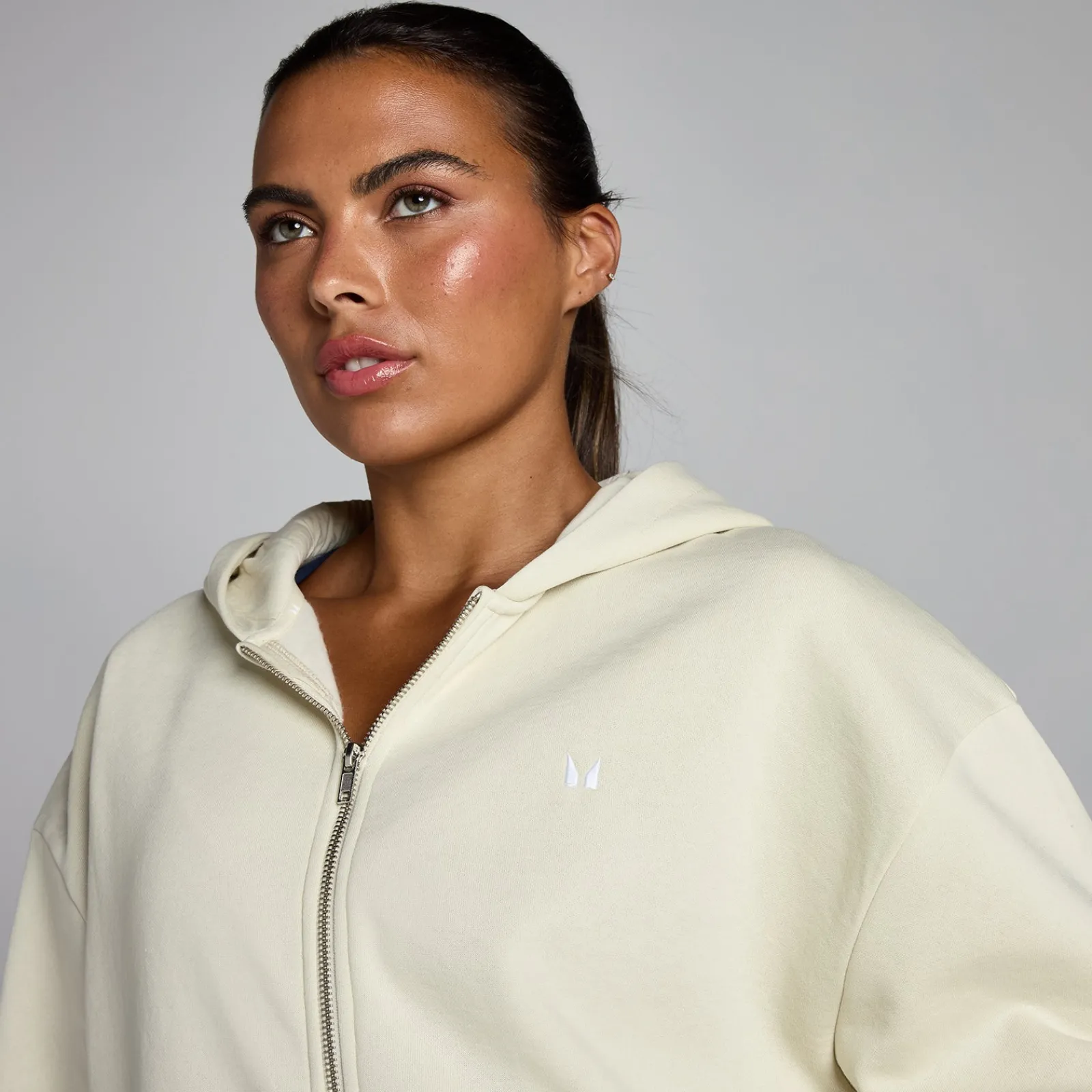 New P Dae Baic Zip Through Hoodie DAMES Hoodies