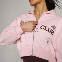 Discount P Dae ove Cub Graphic ichtgewicht oopback Hoodie et Rit DAMES Hoodies