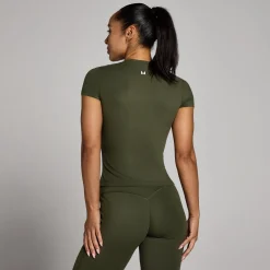 Hot P Dae Tepo Body Fit Korte ouw T-hirt DAMES T-Shirts & Tops