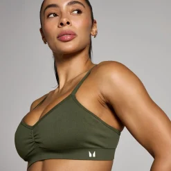 Hot P Dae Tepo Naadoze Ruched Front port-BH DAMES Sportbeha'S