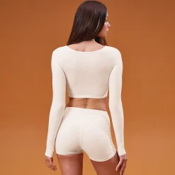 Discount P Dae Tepo ide crunch Booty hort DAMES Shorts