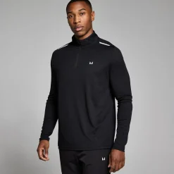 P Heren Active Geruit 1/4 Rit Heren T-Shirts & Tops