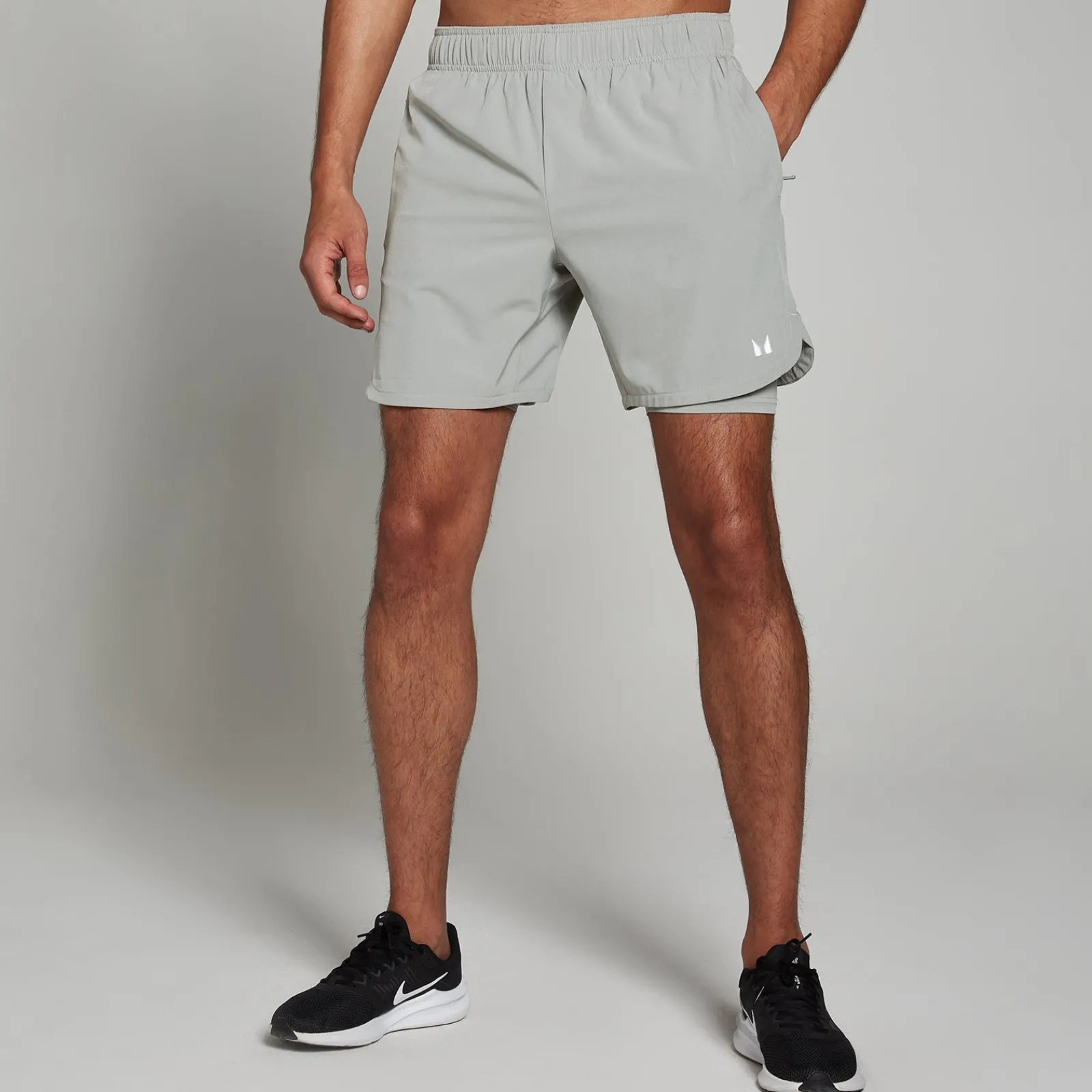 Hot P 2-in-1 traininghort voor heren Heren Shorts