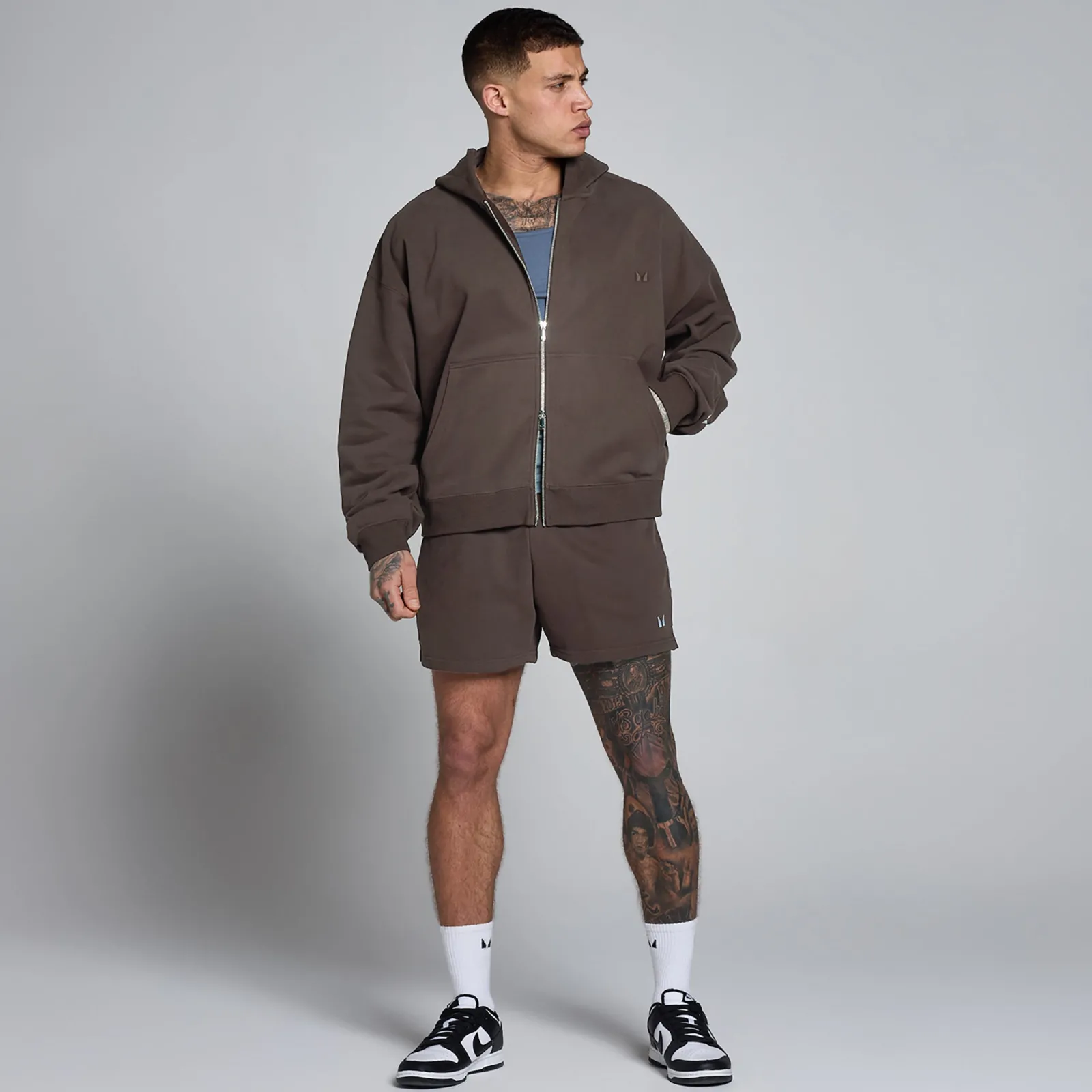 Clearance P en' ift Overized oopback 2 Way Zip Hoodie Heren Tracksuits|Hoodies