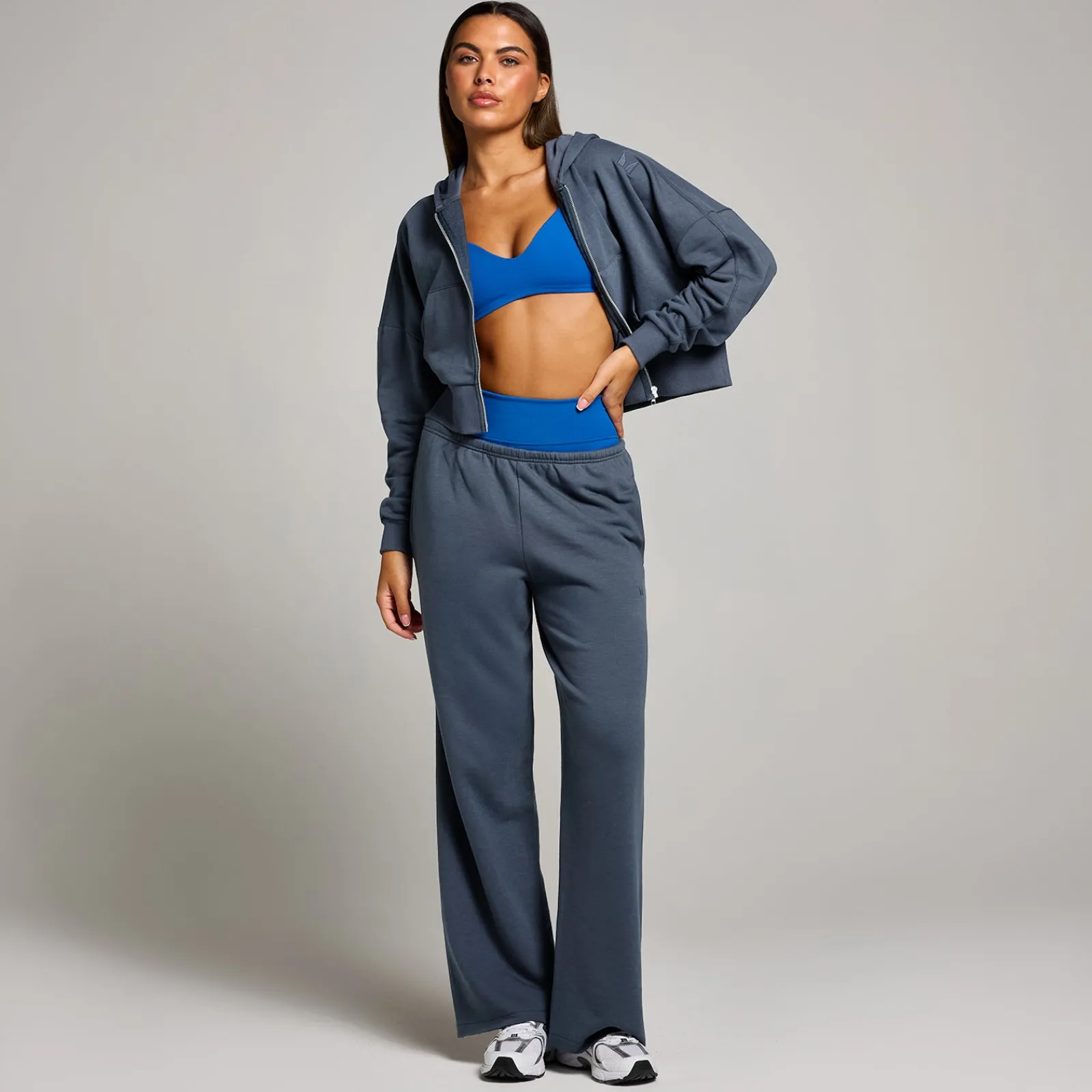Clearance P Tepo gecropte hoodie et rit voor dae DAMES Hoodies
