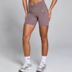 Online P Tepo hort et gepooide voorzijde voor dae DAMES Shorts
