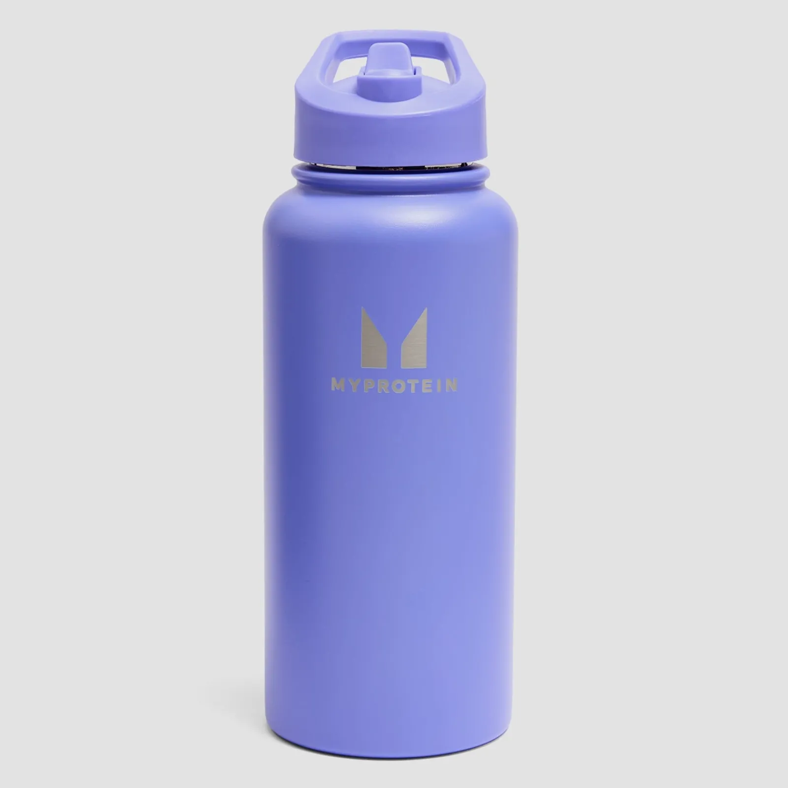 Best Gerecyclede Metalen Fles met Klaprietje 1L Shakers & Flessen