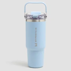 New Gerecycled Metaal Top Handvat Rietje Fles 900ml Shakers & Flessen