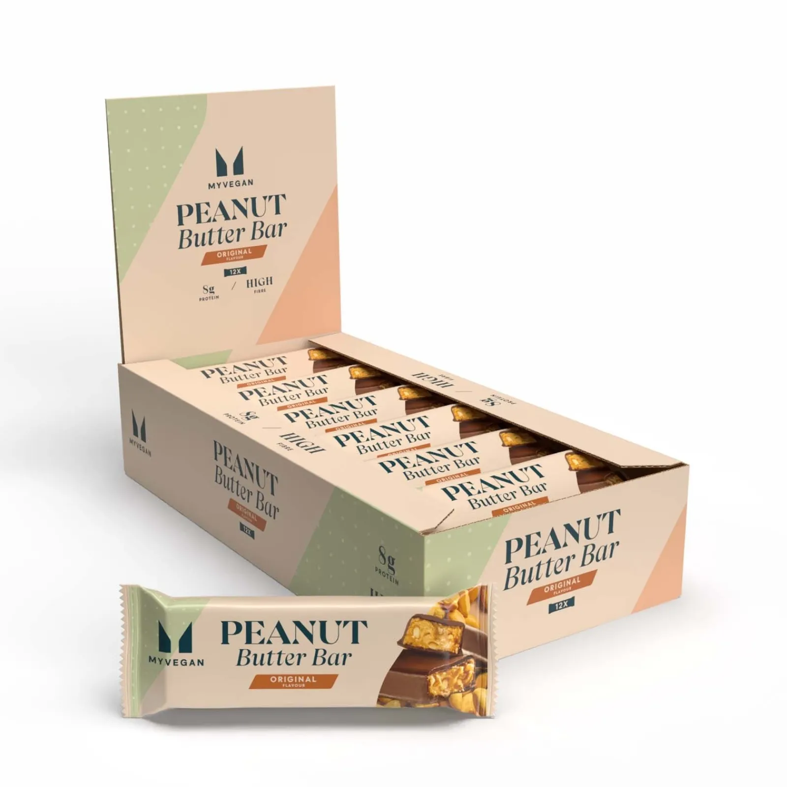 Peanut Butter Bar Eiwitrepen·Vegan Snacks|Shop Per Doel·Vegan